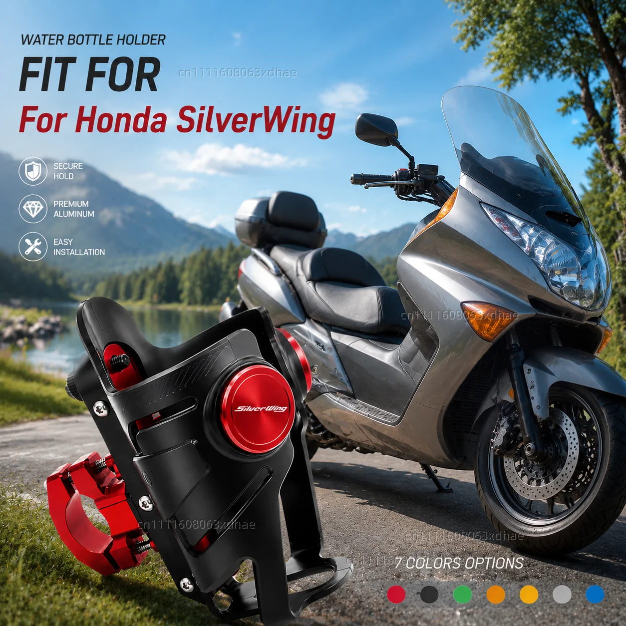 

Motorcycle Water Bottle Holder For Honda FCS600 Silver Wing SilverWing Coffee Beverage Tea Cup Support Modification Accessories