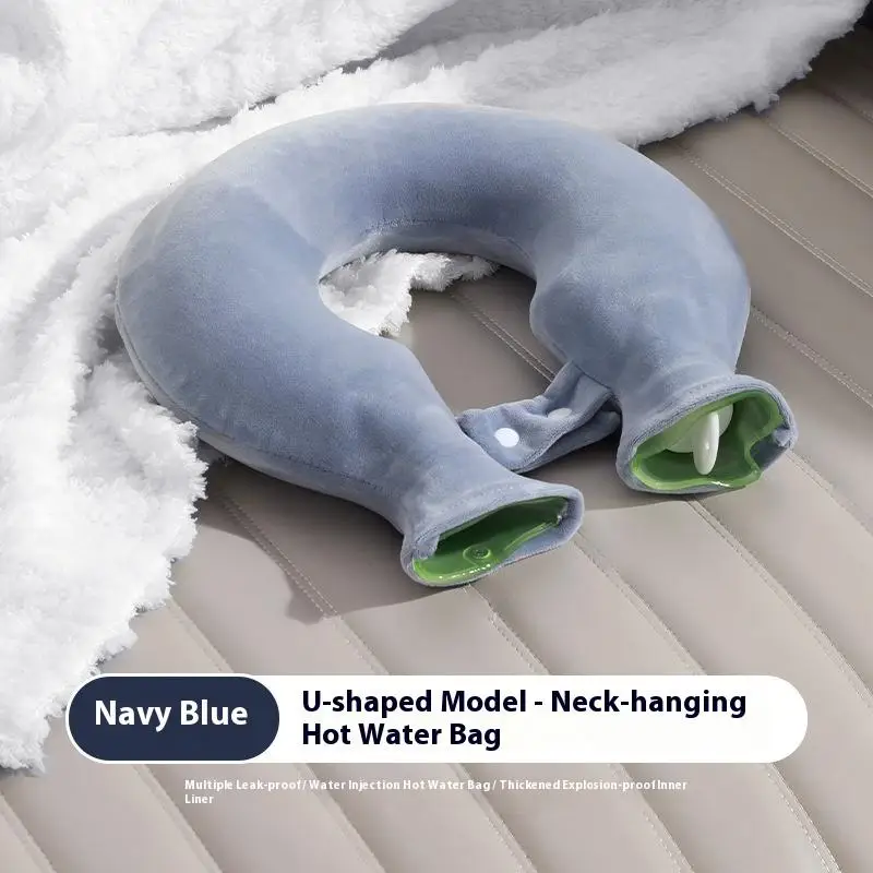 

Наполненная водой U-образная грелка для шеи, подвесная взрывозащищенная грелка для рук, грелка для шеи, горячий компресс, сумка для бутылки с горячей водой