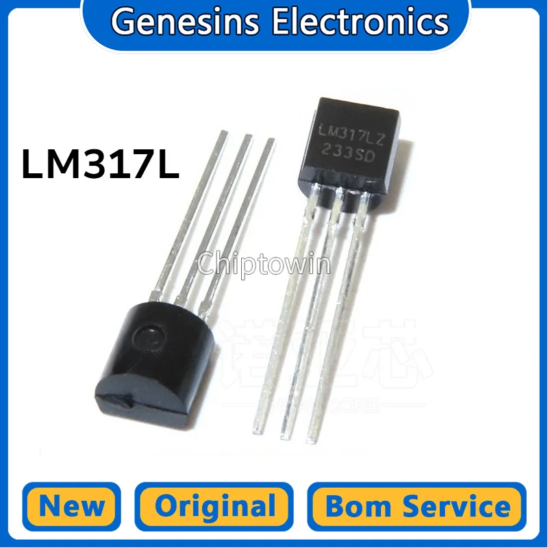 5/50/500 pcs LM317 LM317L LM317LZ TO-92 Low Dropout, Three Terminal Regulator WN7