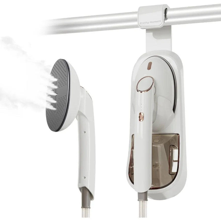 

Отпариватель для одежды на большой подошве мощностью 1500 Вт со съемным резервуаром для воды емкостью 400 мл для быстрой нагрева в течение 20 секунд, профессиональная ткань Wrin