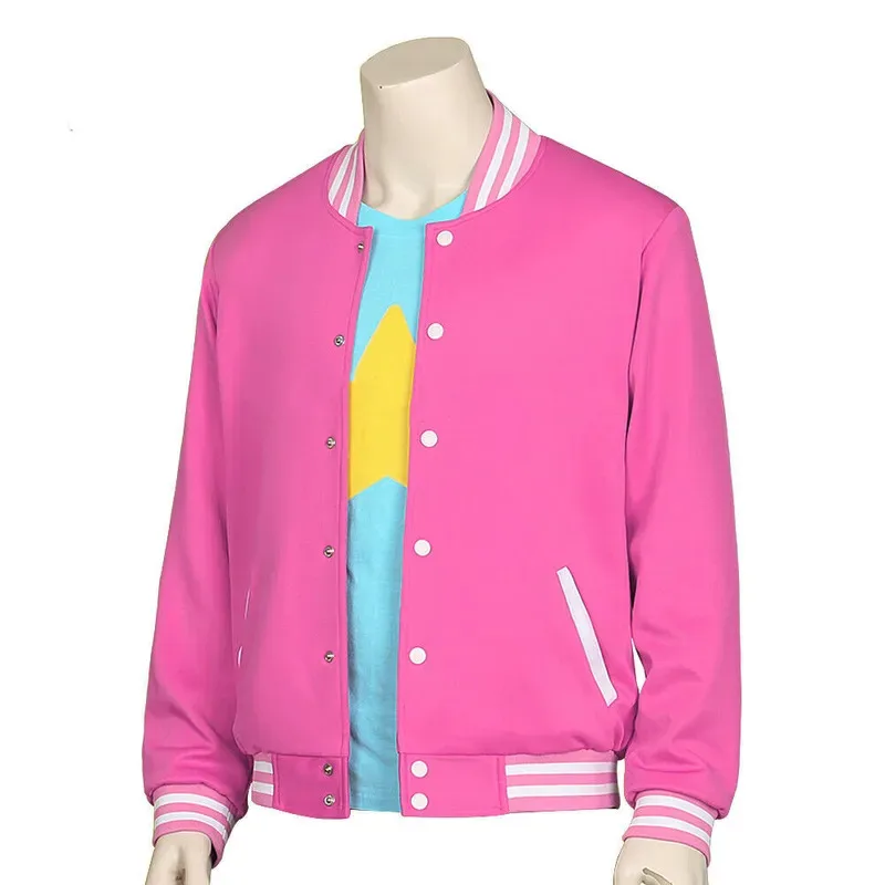 2025 aaa New Steven Universe Movie Quartz Men Cosplay Unisex Baseball Uniform Coat T Shirt Jacket Tee Top Halloween Costume Suit