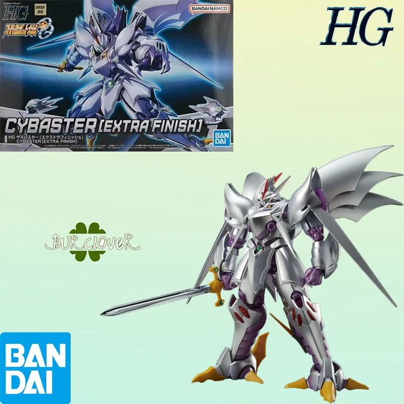 

Bandai Original HG Super Robot Wars OG CYBASTER 1/144 Anime Action Figure Assembly Model Toys Gifts For Children GUNDAM