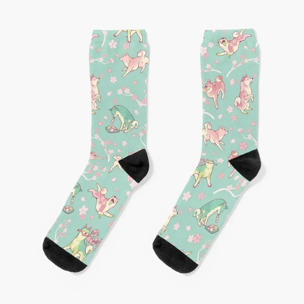 

Shibakura & Matchinu in mint Socks Christmas colored ankle Wholesale Man Socks Women's