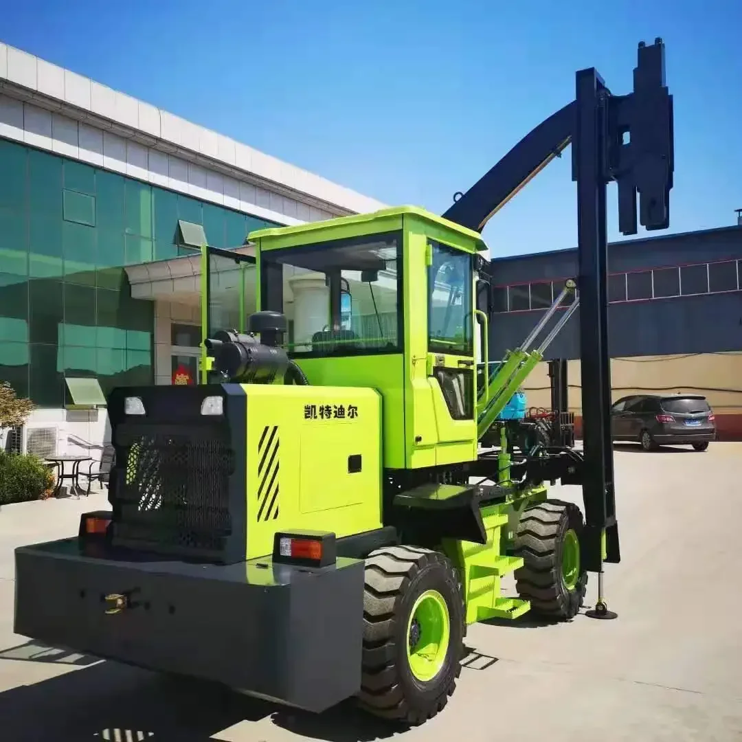 Multifunctional small pile driver guardrail pile driver machine hydraulic driver pile automatic gearbox pulling and drilling