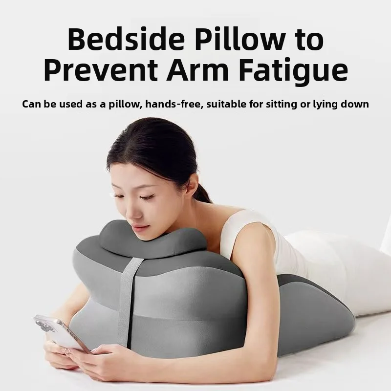 السرير الاستلقاء وسادة الاستلقاء متعددة الوظائف موقف عرضة الاستلقاء وسادة الاستلقاء النوم القراءة الاستلقاء وسادة