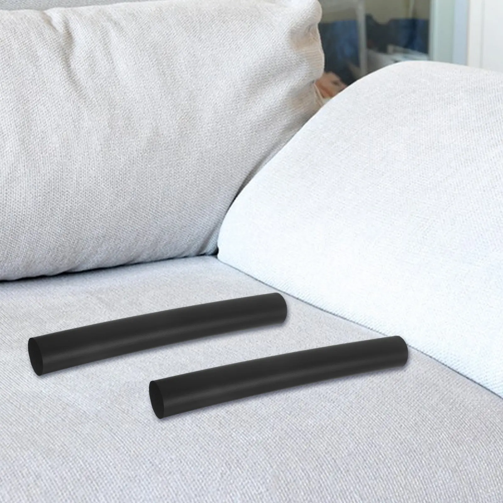 4Pcs Anti Slip Sofa Cover Tuck Grips Thicker Rubber Rods Couch Cover Stabilizer 7.9x1 Inch Furniture Protector Prevent Sliding