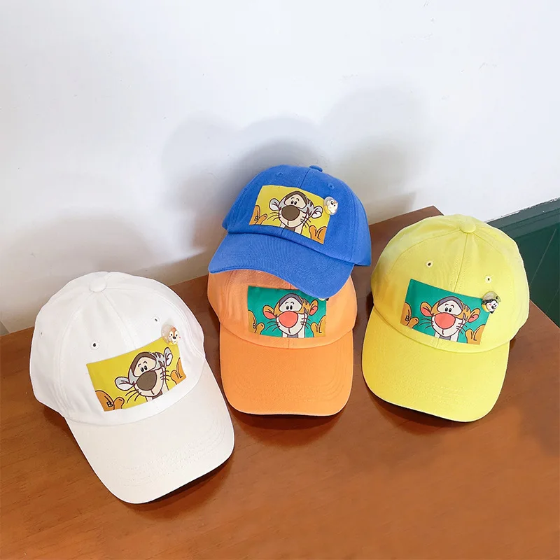 

Cute Cartoon Children's Baseball Cap Tigger Spring Summer Sun Protection Cap Multiple Colors Available for Kid