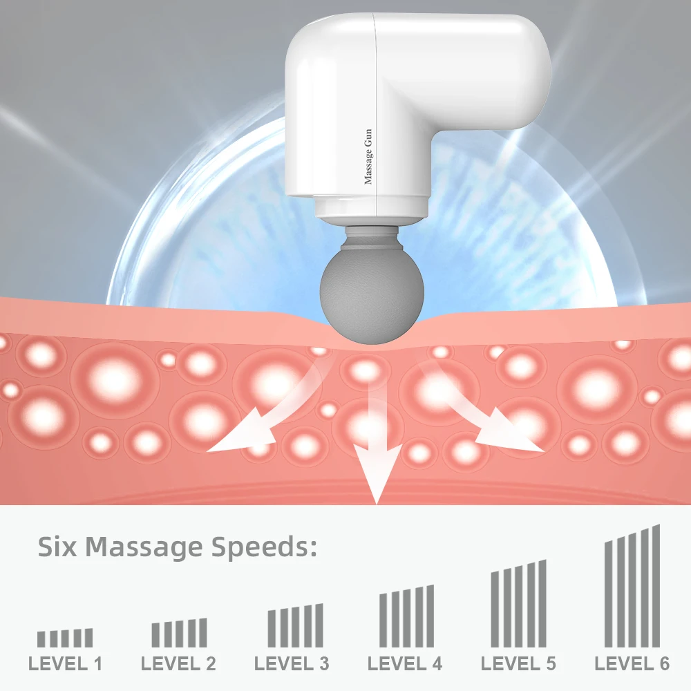 Smart Library Ekang PL-658 Factory Logo Cordless Deep Percussion Sport Muscle Mini Type Back Massage Hammer Batte