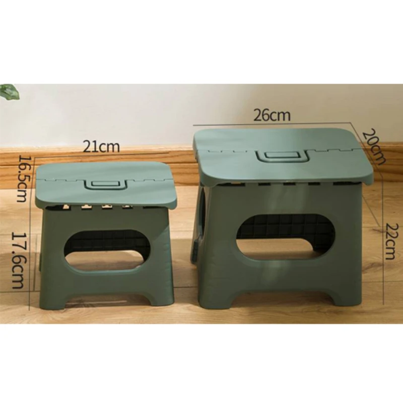 

2022 Multi Purpose Cartoon ren's Stool Portable Plastic Folding Stool