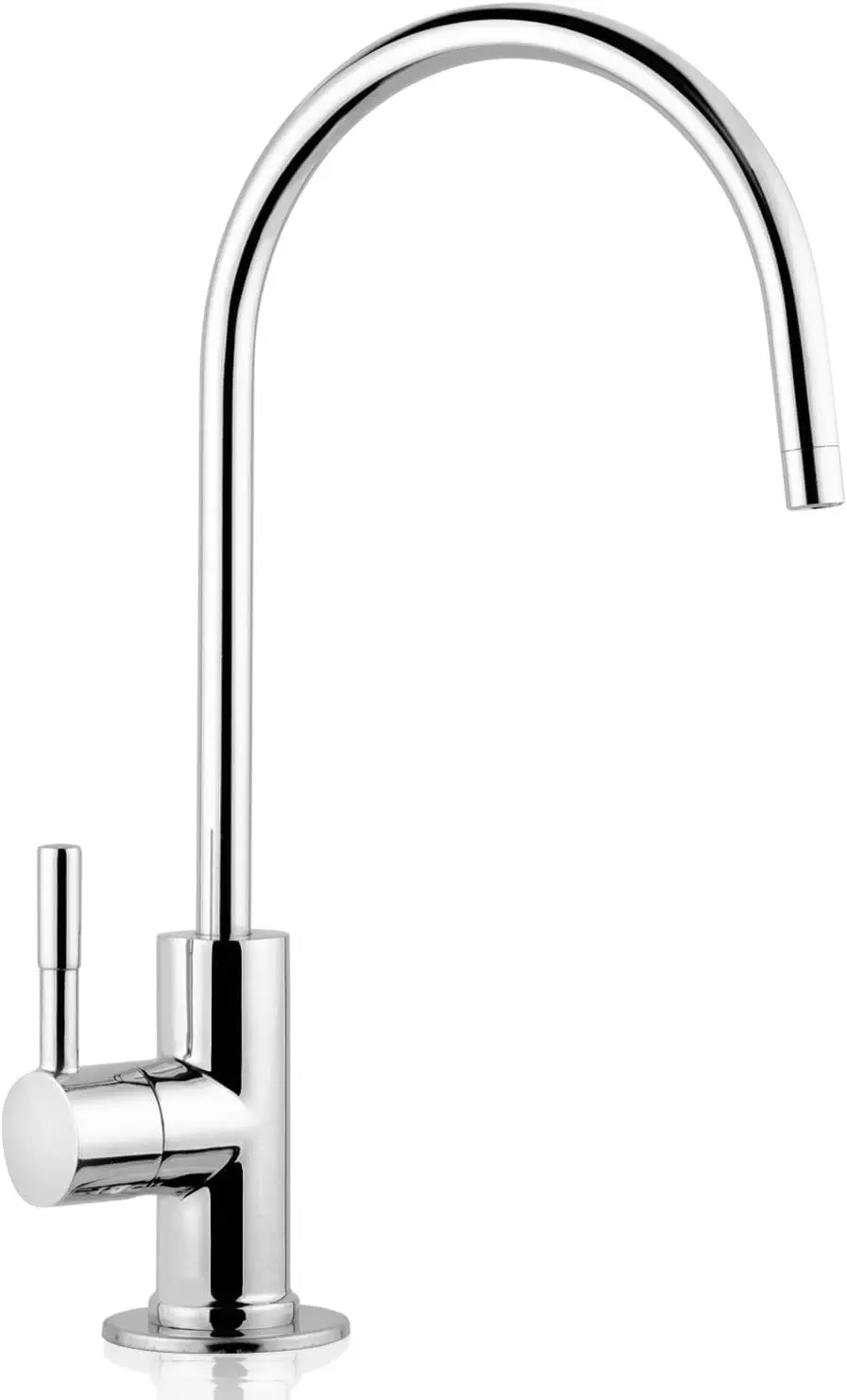 

GA1-B Reverse Osmosis, Kitchen Bar Sink Lead-Free Drinking Water Faucet, Contemporary Style, High Spout, Chrome - 1/4"