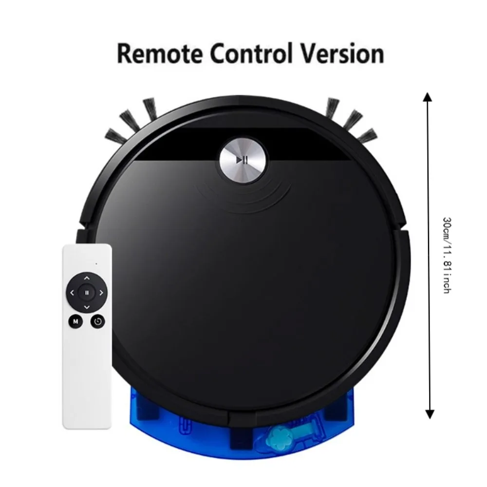 2800PA Suction Robot Vacuum Cleaner Wet Dry Mopping Super Quiet Robotic Vacuum Remote Control 3-in-1 Sweeping Robot Home Use