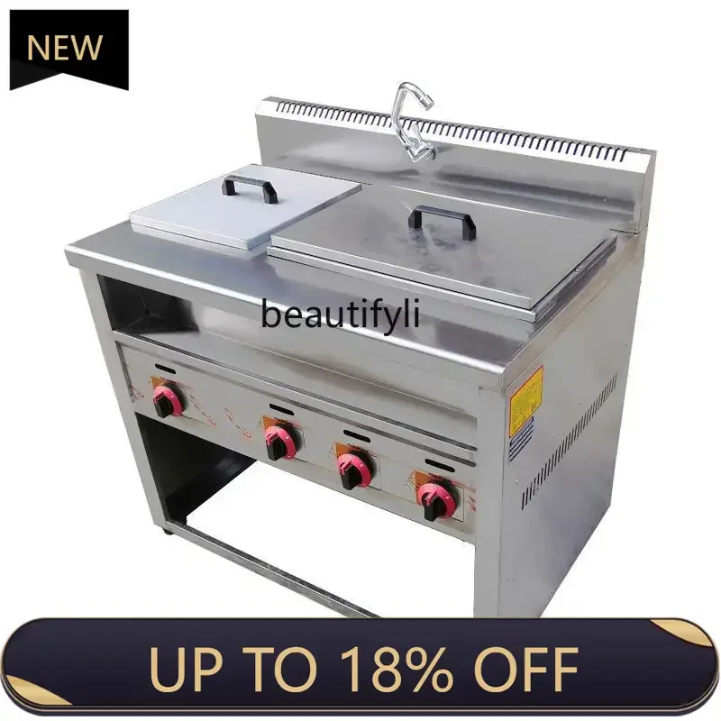 

Z189 A06 Noodle cooking stove Commercial gas lower machine Electric heating Malatang vegetable burner Noodle soup noodle burner