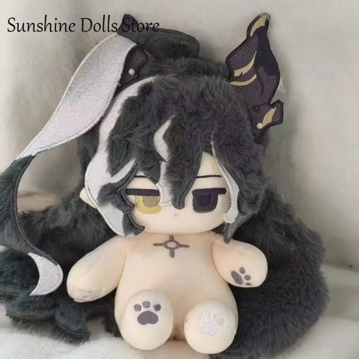 Anime Arknights Wang Attributes Handsome Boy Doll Change Clothes Skeleton Body Toys Plush Figures Plushie Xmas Gift