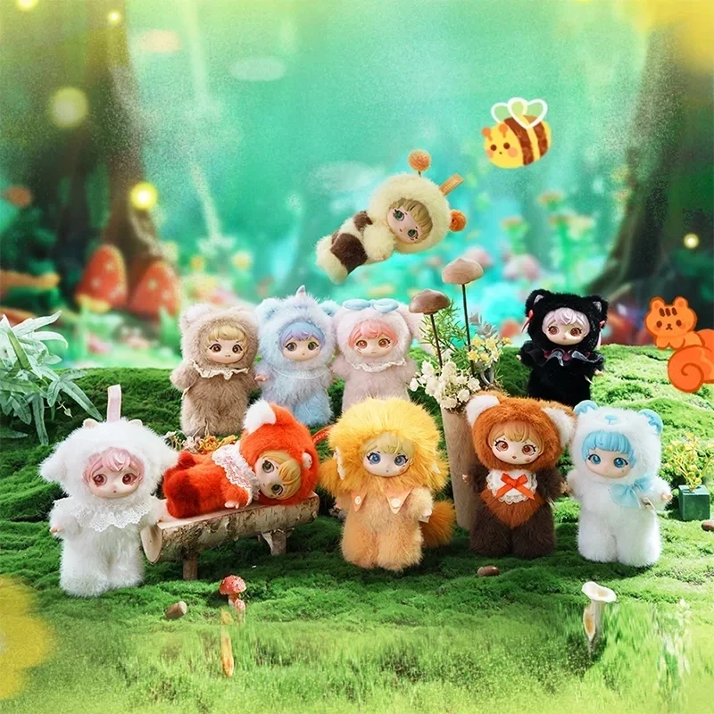 

Популярная серия Letsvan Ziyuli Animal Party, слепая коробка, загадочная коробка, игрушки, милая экшн-фигурка аниме, кавайная модель, подарок