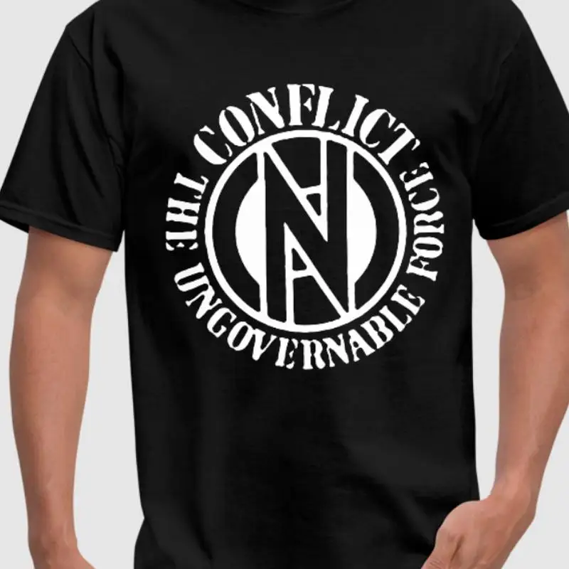 Conflict The Ungovermable force T shirt Punk Band Rock music