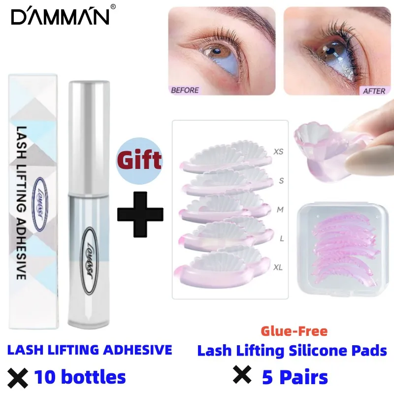 

10 Bottles Lomansa Lash Lifting Glue Korea Eyelash Glue Eyelash Lift Perming Pestanas Adhesive Lash Lifting Lash Perm Glue