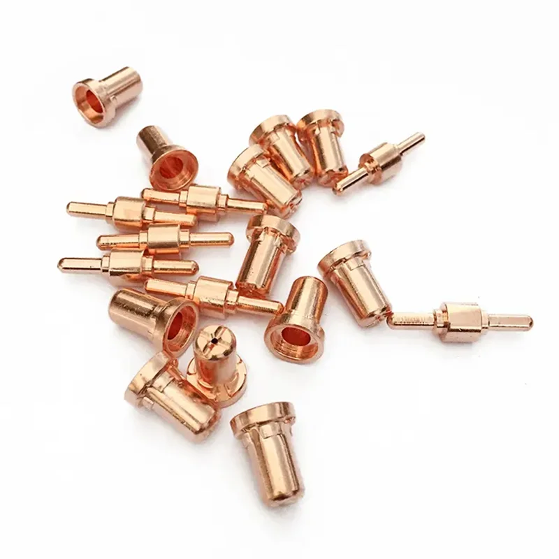 20/40/60pcs Consumables Red Copper Extended Long Tip Electrodes and Long Nozzles For PT31 LG40 40A Air Plasma Cutter