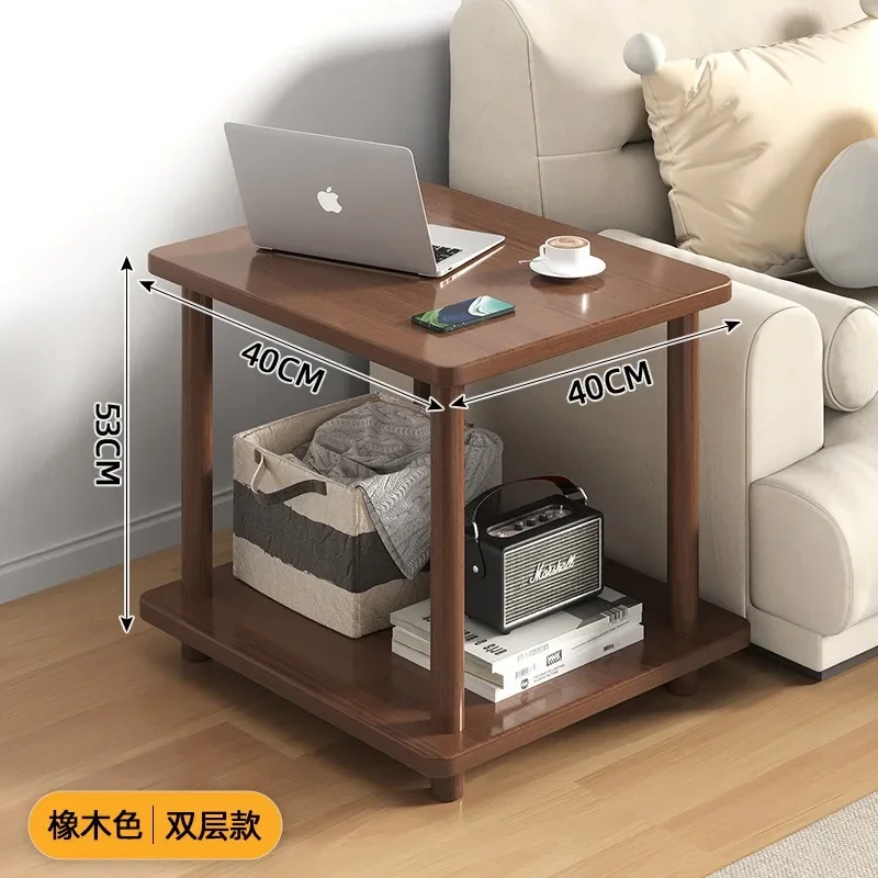 Square sofa middle coffee table small small square table single seat sofa corner table