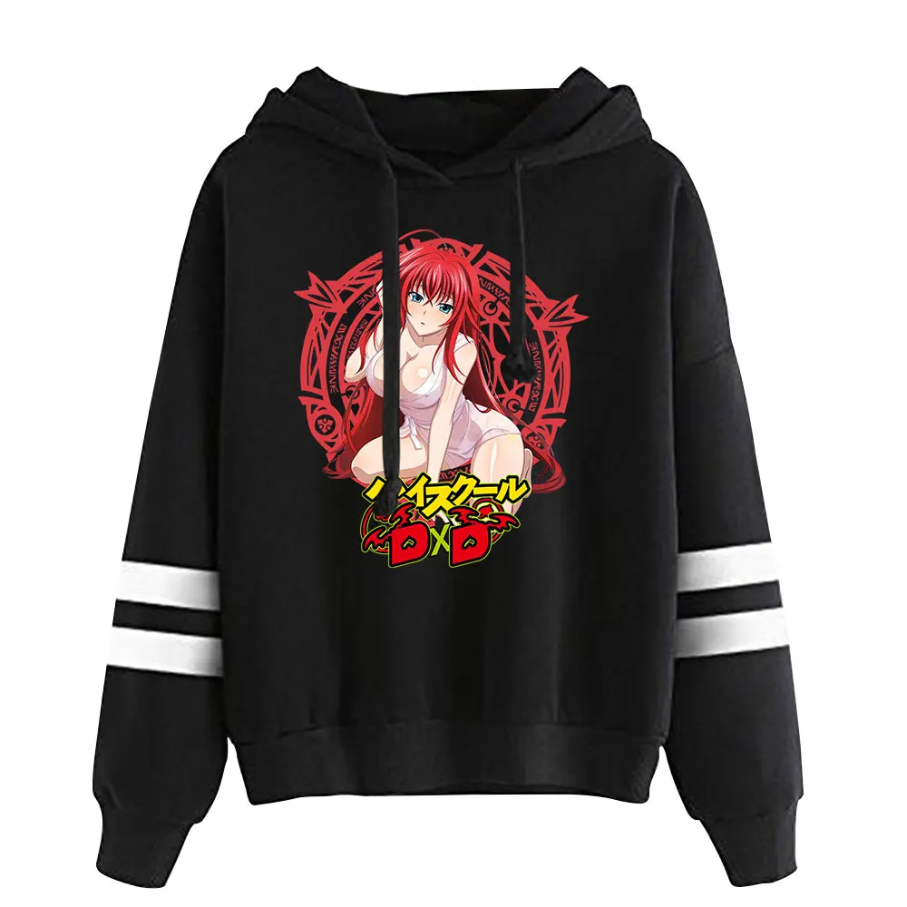 High School DxD Rias Gremory Vintage 90s Pullover Hoodie Merch Hoodie Fashion Sports Pullover Fashion Pullover Sweatshirt