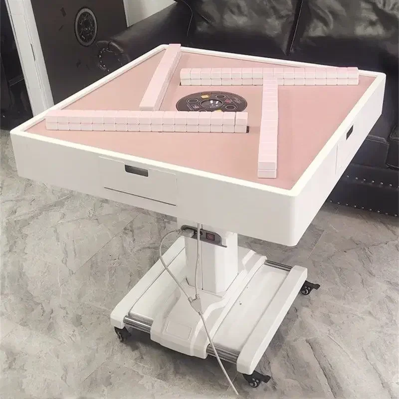 automatic mini silent 84CM ultra-thin mahjong table folding electric rotorcraft mobile