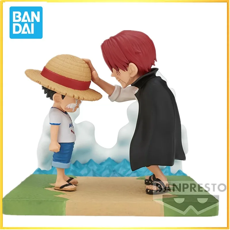 

В наличии Bandai оригинальная BANPRESTO WCF бревенчатая история обезьянка D. Luffy Shanks Коллекционная экшн-фигурка, игрушки