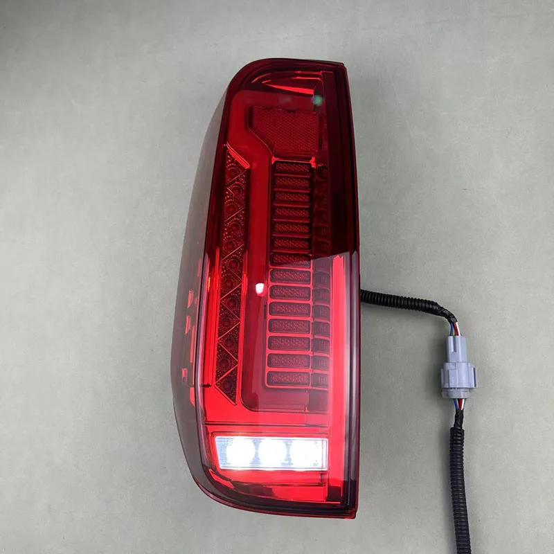 Tail Light warning lamp Brake Lamp For Nissan Navara D40 2005-2015Red black LED Taillight Car styling Rear