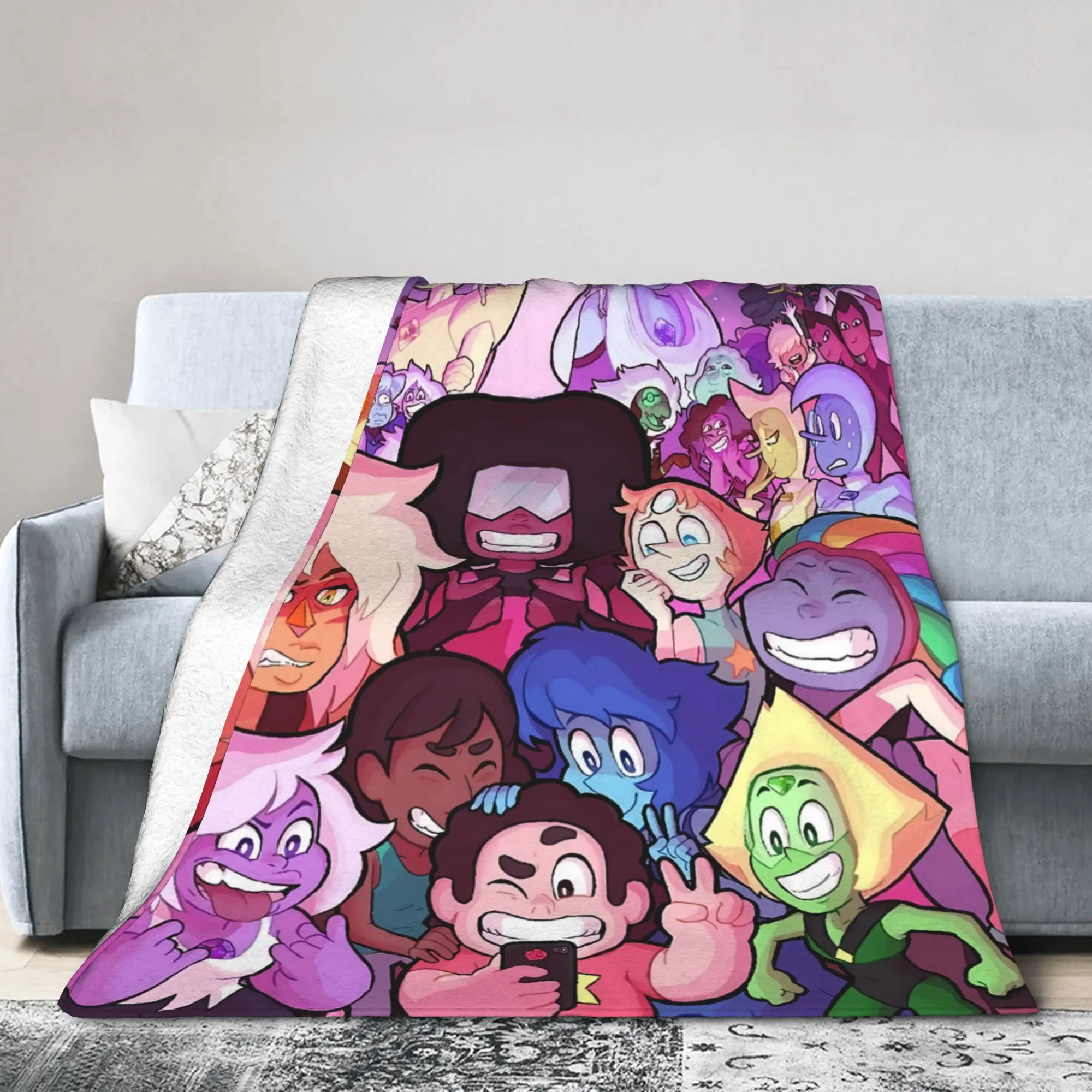 Steven Universe  Blankets Coral Fleece Plush  Lightweight Throw Blankets for Home Couch Bedroom Quilt