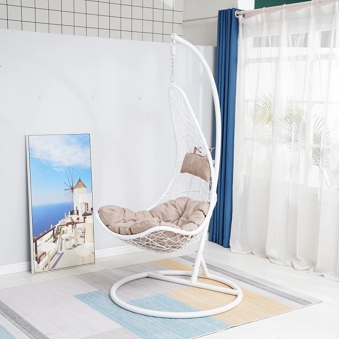 

Hot Sale Rattan Hammock Chair Hanging Chairs Garden Swing Chair Outdoor Furniture