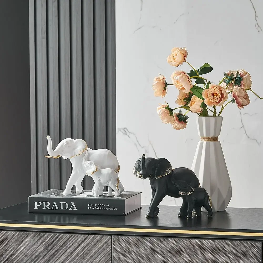 1-paire-de-statues-et-figurines-d'elephants-en-resine-decoration-moderne-creative-sculptures-pour-la-table-du-salon-ornements-artisanaux