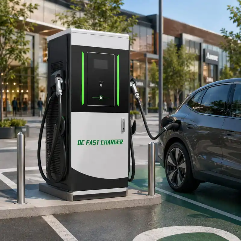 Rapid DC Charging Equipment 75KW 160KW Customized Configuration CCS2 Smart OCPP Control RFID Access Shopping Center