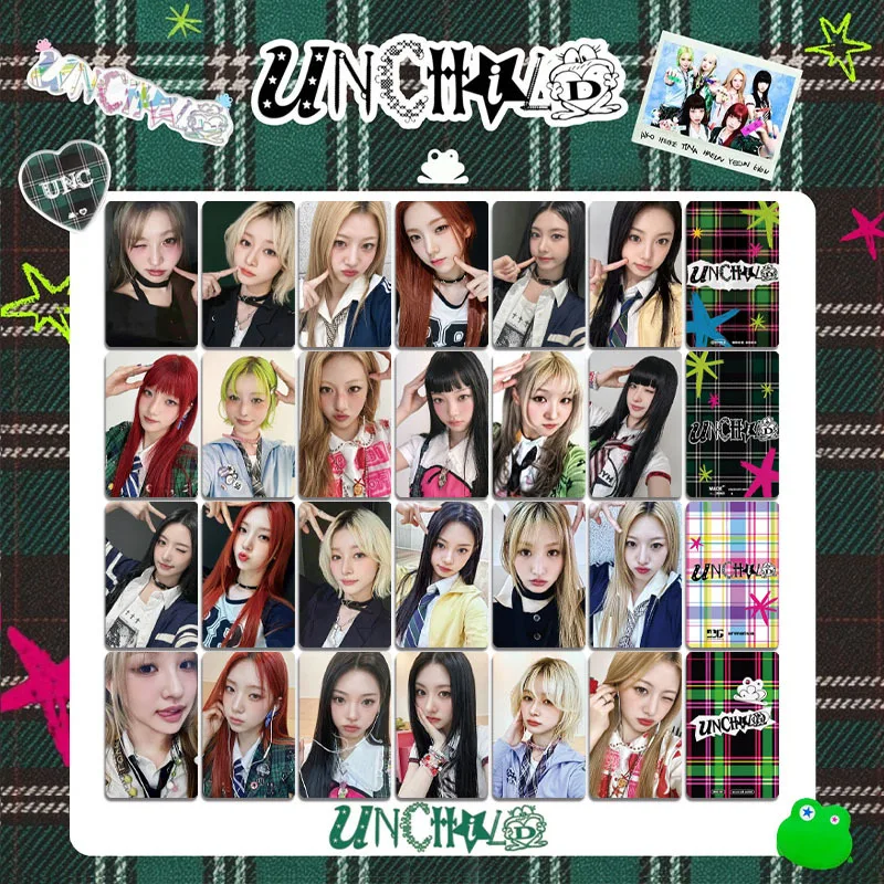 

6Pcs/Set Idol Girl UNCHILD New Album We Are UNCHILD Lomo Cards Special Bonus Cards YEEUN HEEKIE TINA AKO EVON HAEUN Fans Gifts