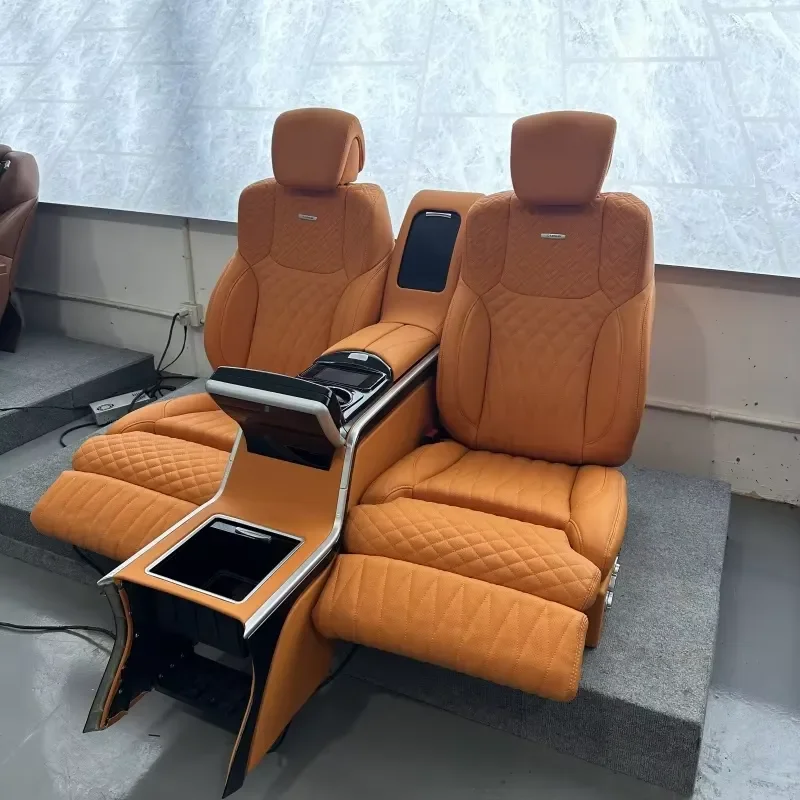 Land Cruiser Lc200 Lc300 New Design Vip Captain Rear Seat With Electric Leg Support and Headrest Interior Accessories