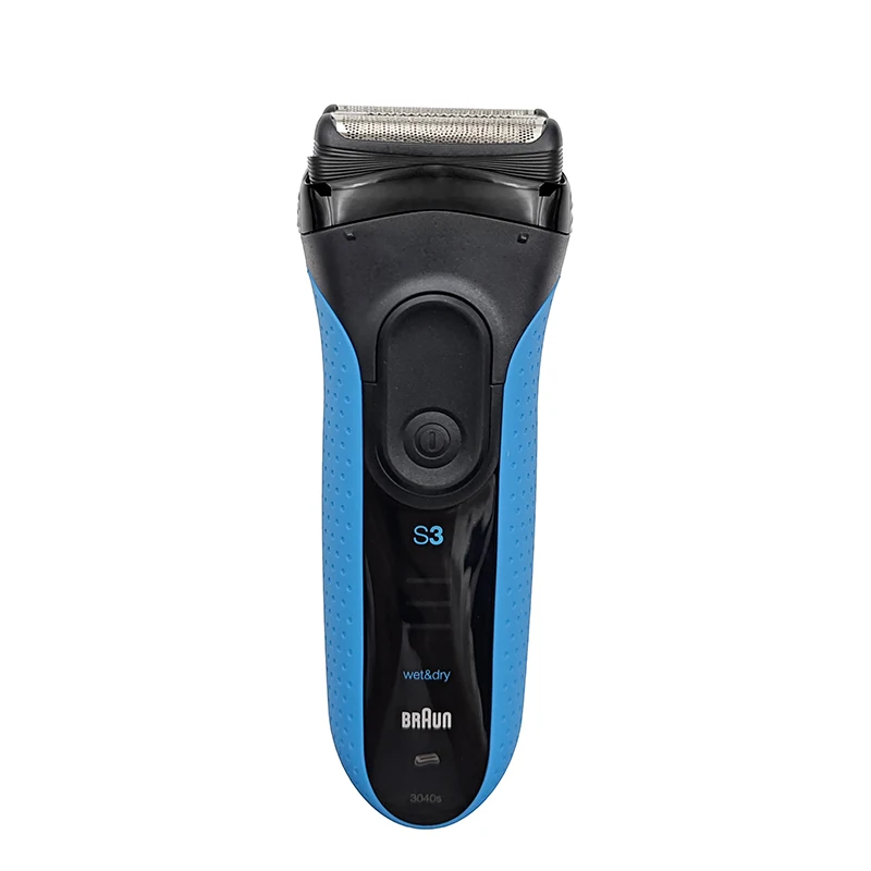 Braun 3040S Shaver Floating Foil Cutter Reciprocating Electric Shaver with Sideburns Trimmer for Man 110V-220V