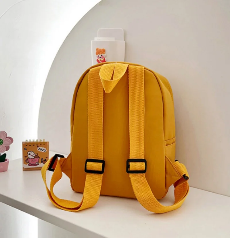 Sac d'école personnalisé Little Bear Wisure pour garçons et filles, joli sac à dos en toile pour enfants, cadeau scolaire