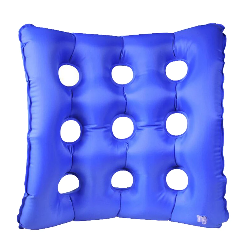 Air Inflatable Seat Cushion Hypoallergenic Backrest Support Pillow for Bed Sores Treatment Chair Car Seat Airplane