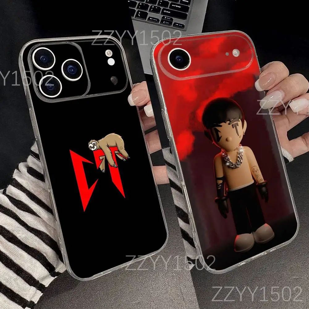 

Natanael Cano Rapper CT Phone Case For iPhone 17,16,15,14,13,12,11 Pro,Max,Plus,X,XS,XR,SE4,E Mini Transparent Soft