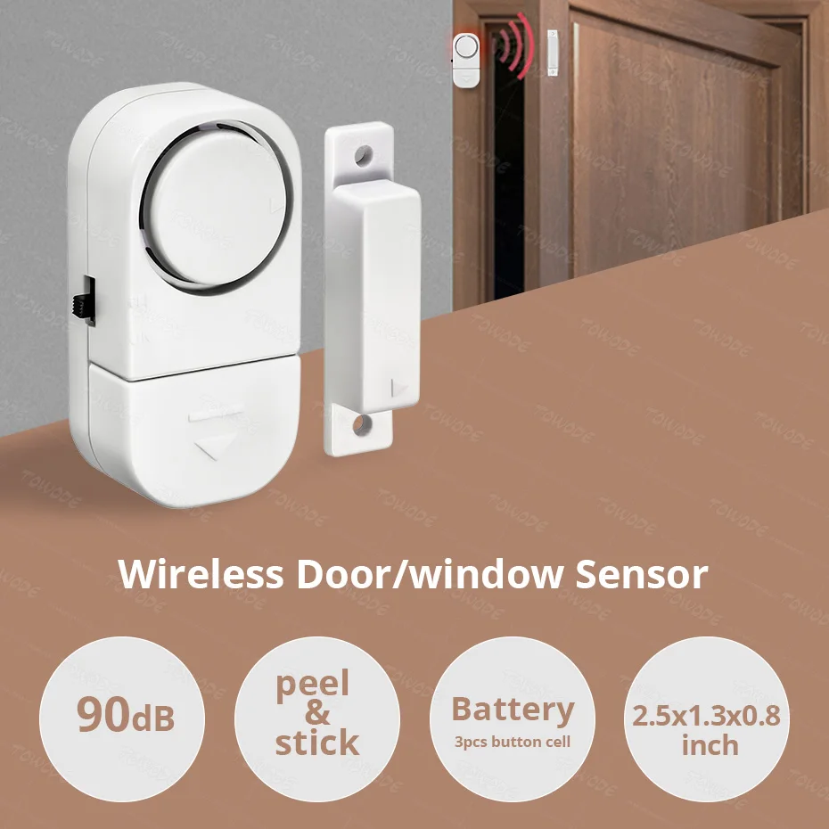 KERUI niezależny czujnik drzwi czujnik magnetyczny bezprzewodowe okno domu drzwi wejściowe Alarm antywłodziowy 90dB