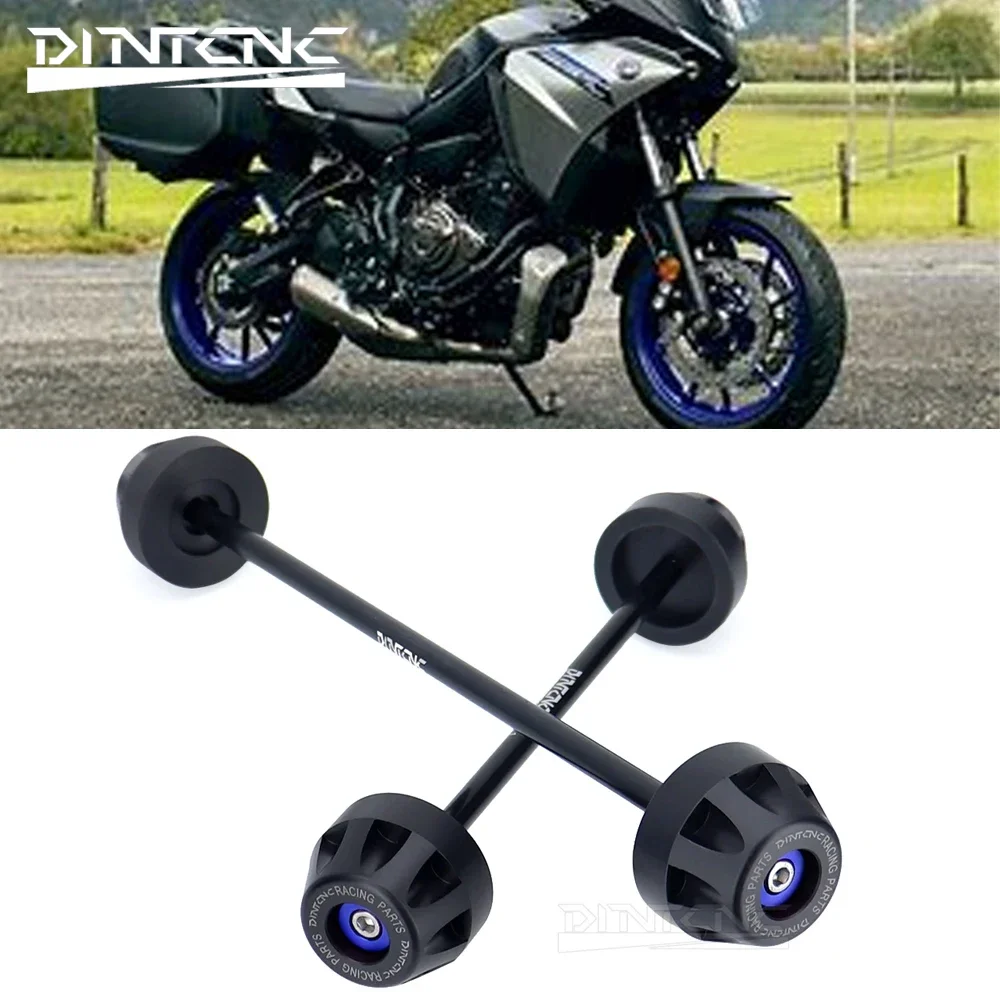 Front Rear Wheel Protect Anti-Fall Axle Protector For YAMAHA MT-07 TRACER 7 700 GT Motorcycle Accessories TRACER7 TRACER700 2022