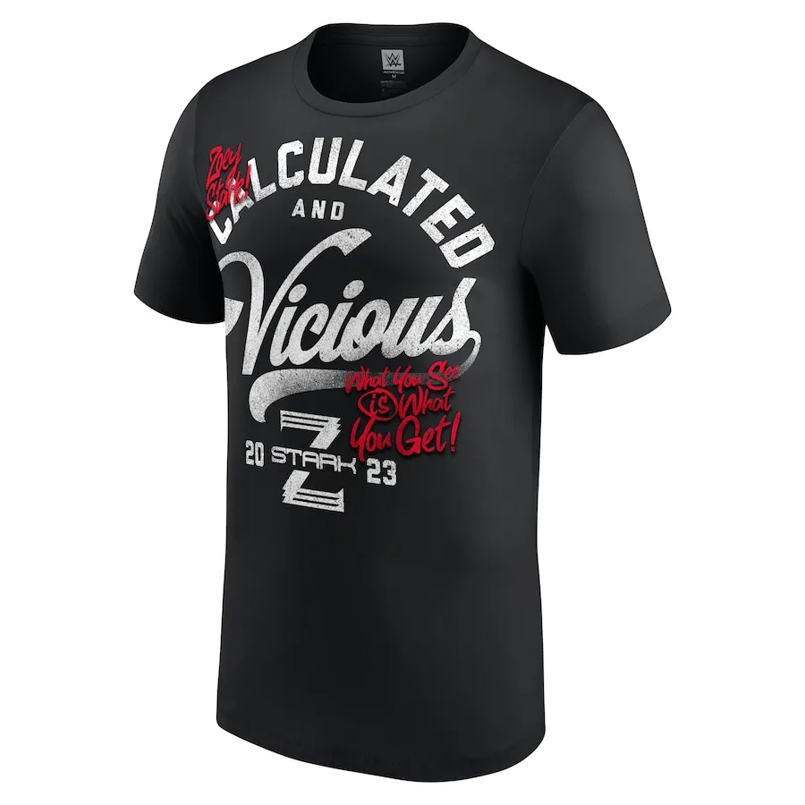 Men's Black Zoey Stark Calculated & Vicious T-Shirt