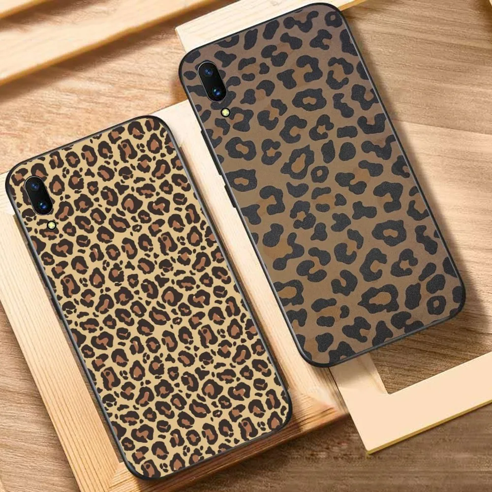 INS Brown Leopard Print Phone Case For Huawei Y9 6 7 5 Prime Enjoy 7s 7 8 plus 7a 9e 9plus 8E Lite Psmart Shell