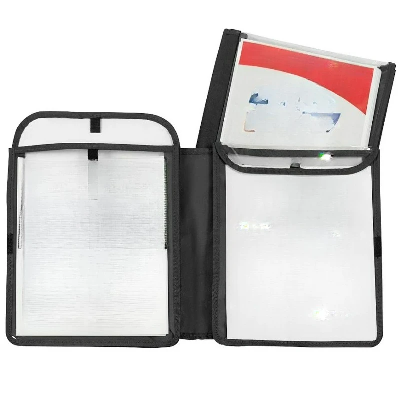 Homework Connector Folder, Black