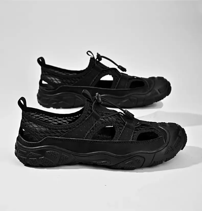 2026NEW Sandals Round Toe Mesh Driving Comfortable Style Anti-Slip Breathable Summer Outdoor Casual Shoes for Middle-Aged People