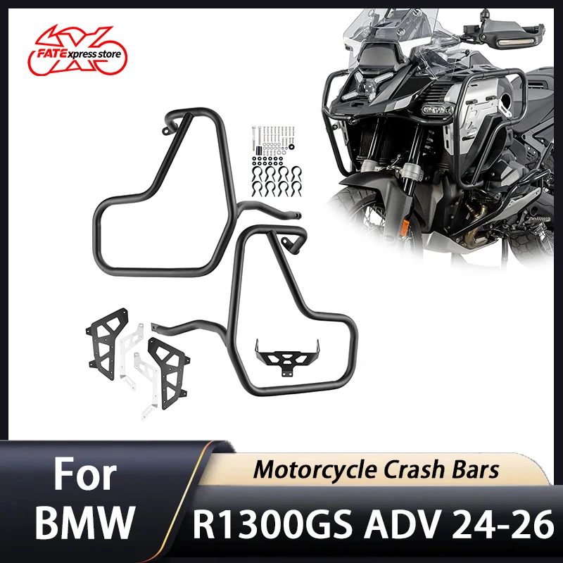 

For BMW R1300GS ADV 2024-2026 Motorcycle Crash Bar Engine Guard Stung Cage Highway Bumper Stainless Steel only for ADV Model