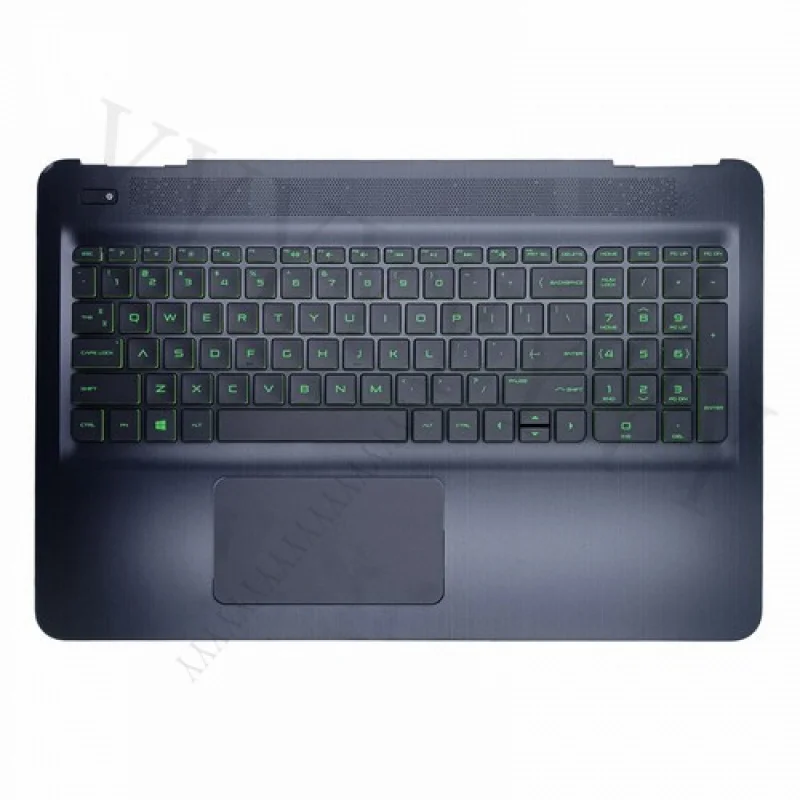 Y Y Y для HP Pavilion 15-BC верхний чехол с упором для рук и сенсорной панелью клавиатуры, черный L22937-001