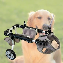 Dog And Cat Hind Leg Wheelchair Adjustable Dog Hind Leg Wheelchair Disabled Pet Walker With Hind Leg Support And Hip Support