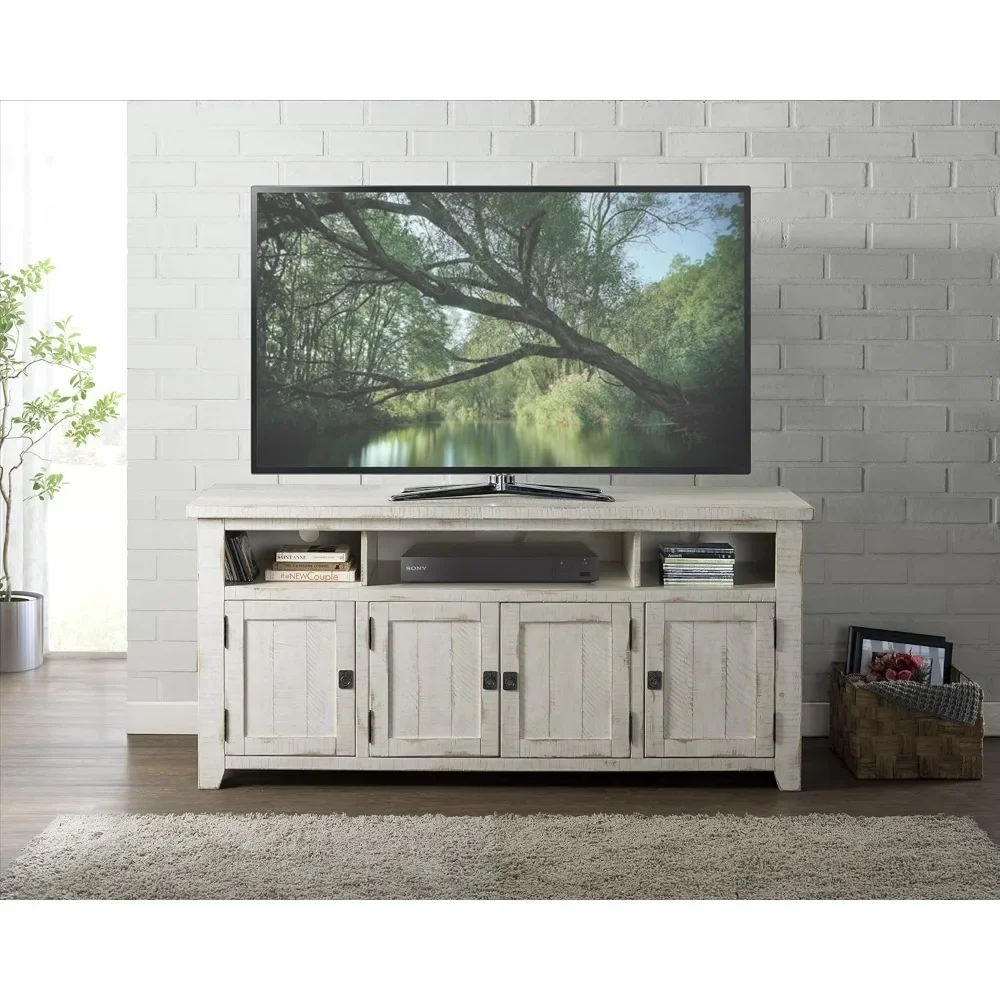 

65" TV Stand Tv Stand Living Room Furniture Antique Whitefreight Free