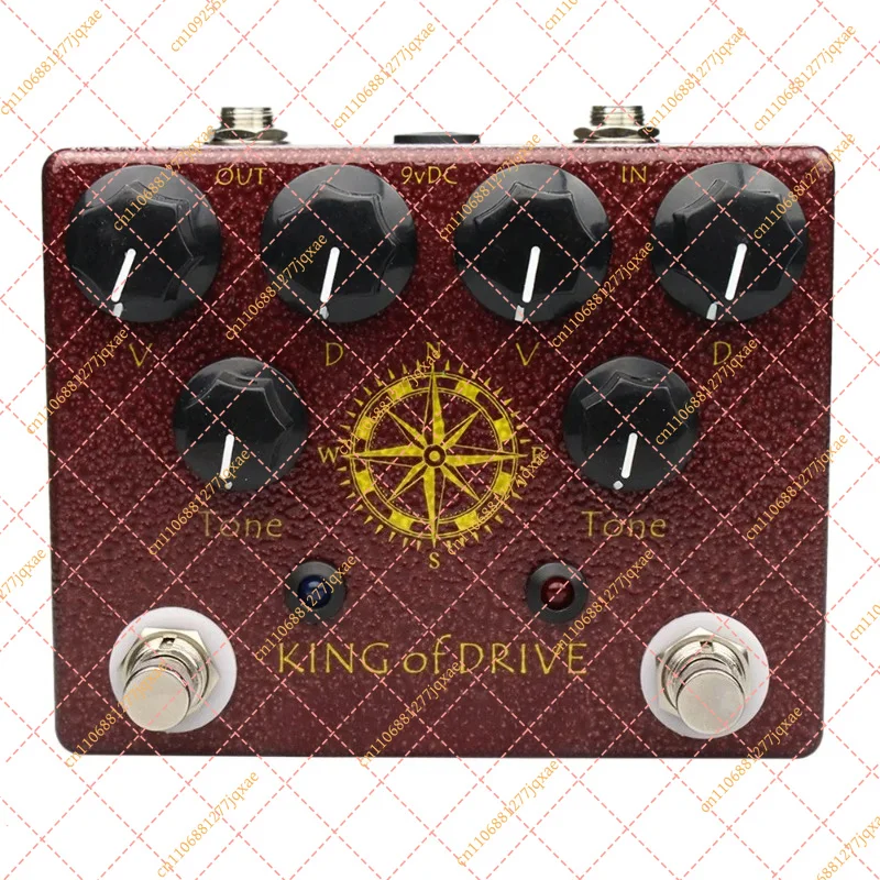 Analog Overdrive Guitar Pedal, Transparent Boost & Drive Effect for Electric Guitar