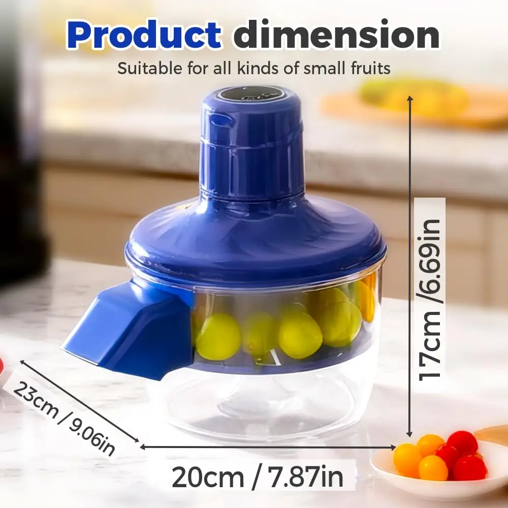 

Автоматическая электрическая машина для очистки винограда - для легкой и без усилий очистки ягод и фруктов, инструмент для подготовки фруктов