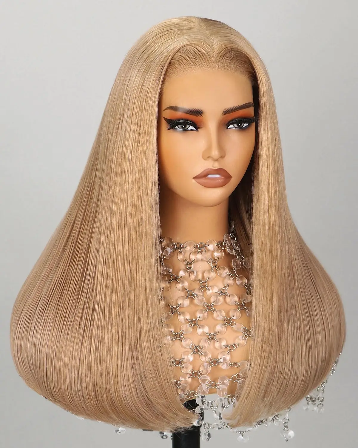 

Arabella Hair 6x5 Glueless Wigs Human Hair Omber Blonde Brown Lace Front Wigs Real 220% Density 100% Human Hair Pre Pulcked Wig