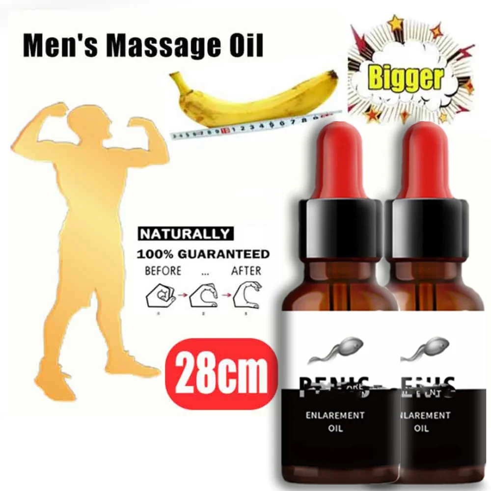 2x Men's Essential Oil Private Massage Oil